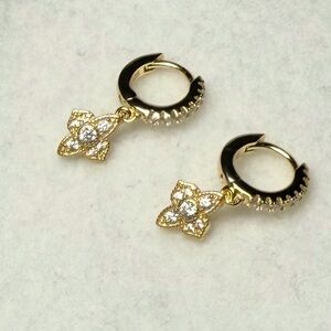 Frieda Rothman Vault Petal Dangle Earrings